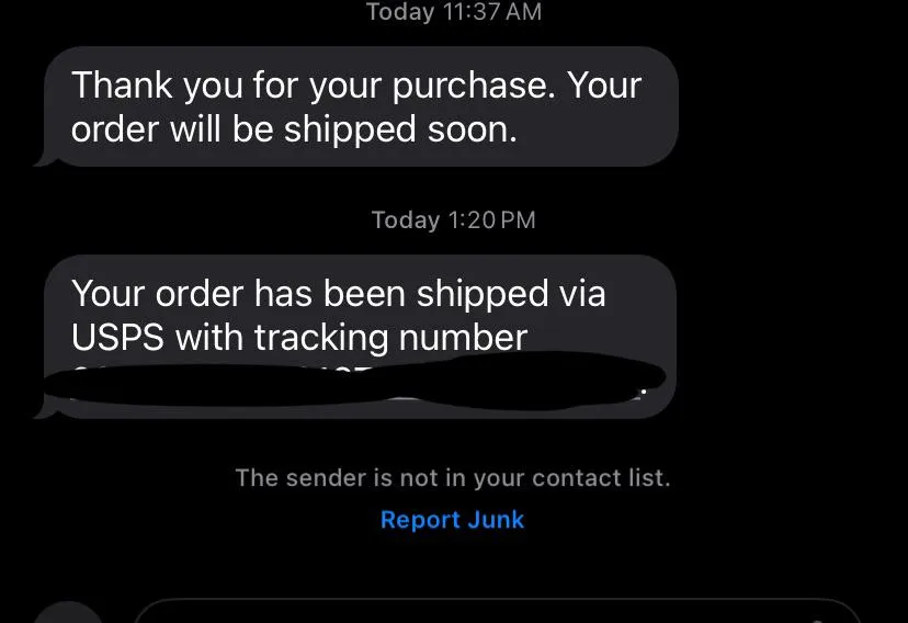 TSHC with the 2 hour shipping