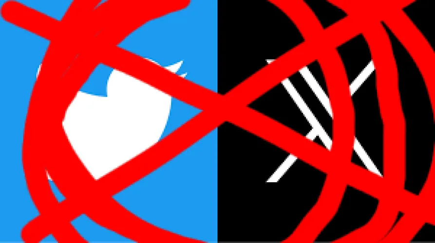 Twitter / X links and posts are banned effective immediately