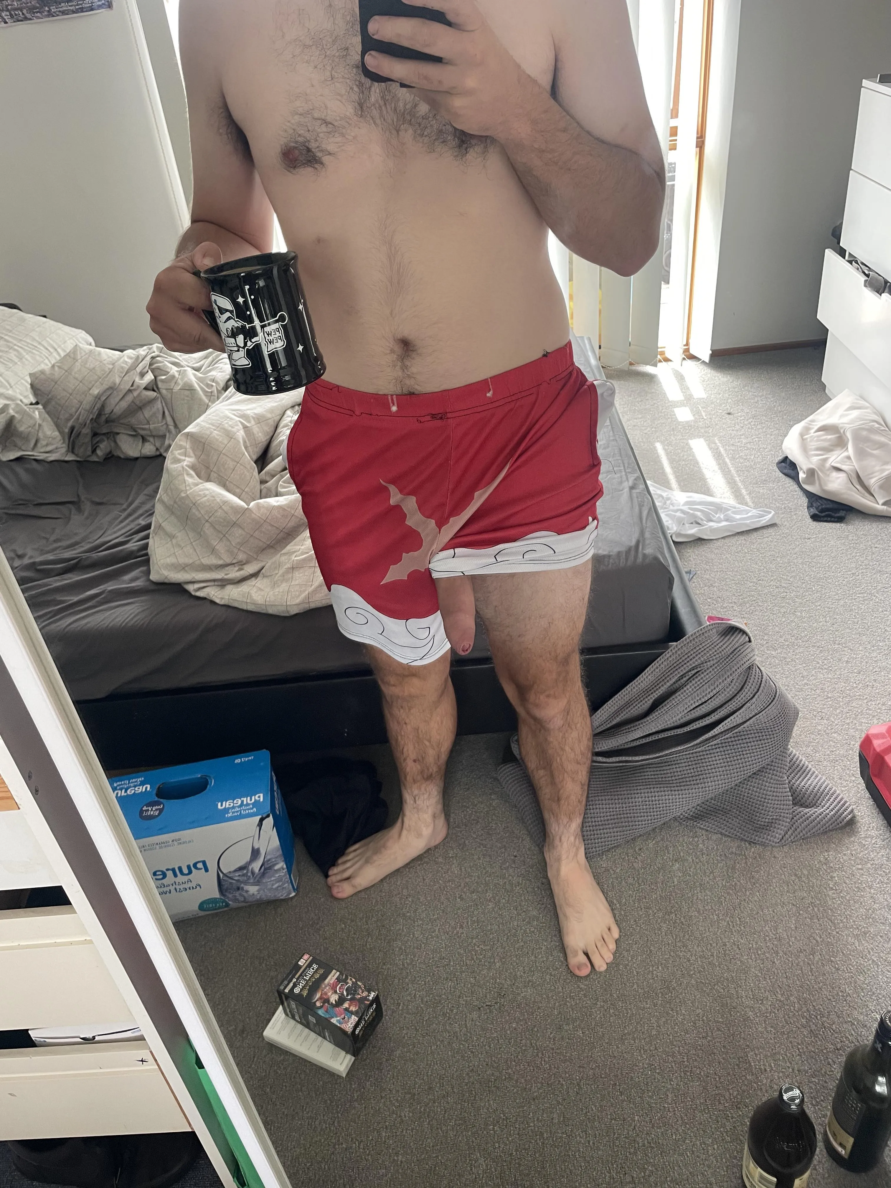 Do you take cream with your coffee [M]