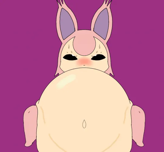 [F] Skitty cumflation 2 art by me