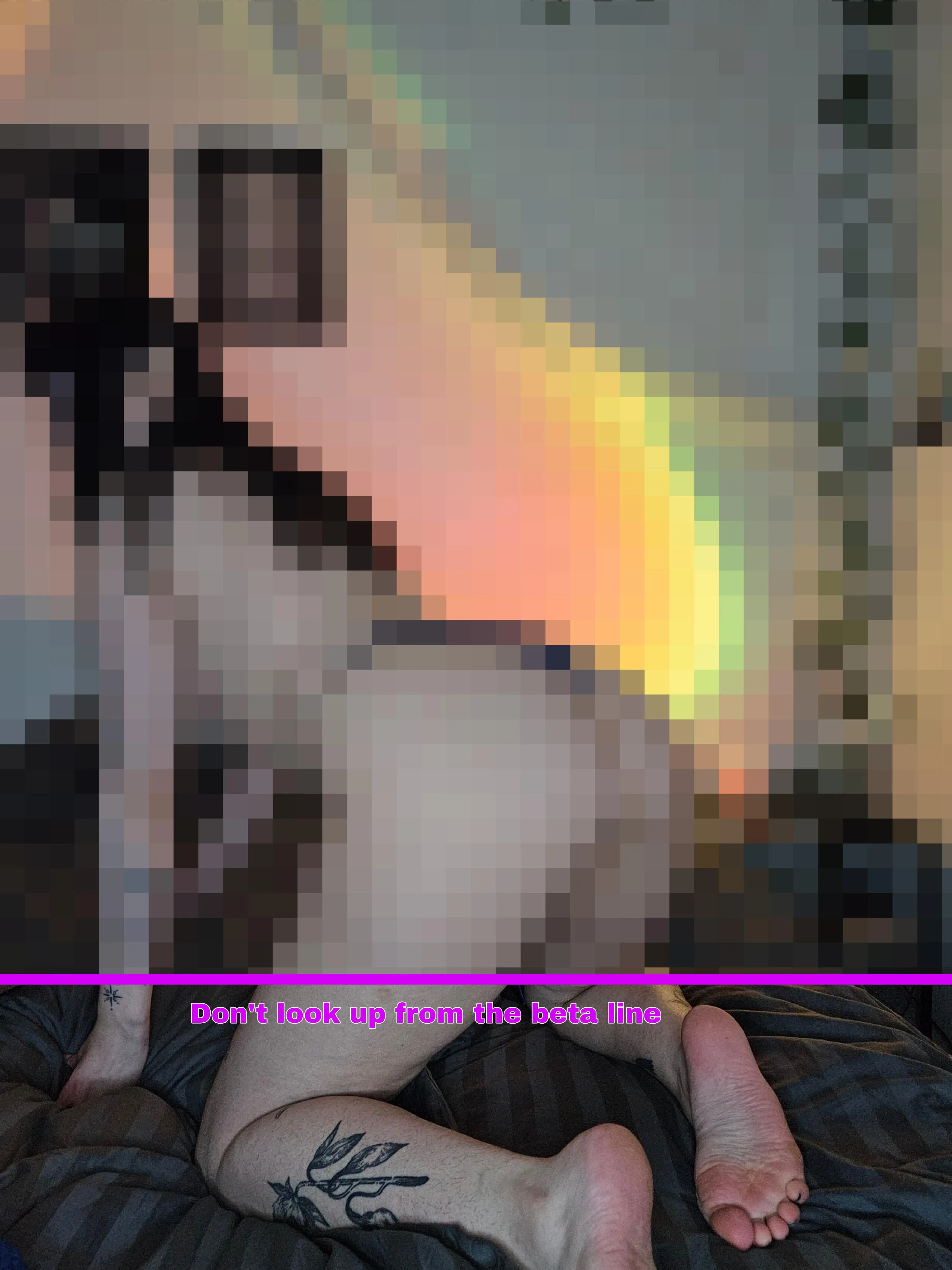 I bet you can easily get off to feet :) dont need my ass for that