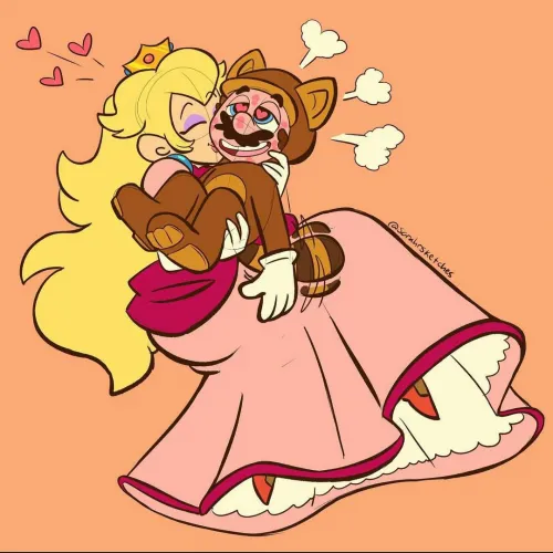 Kiss the Tanooki (SarahSketches)