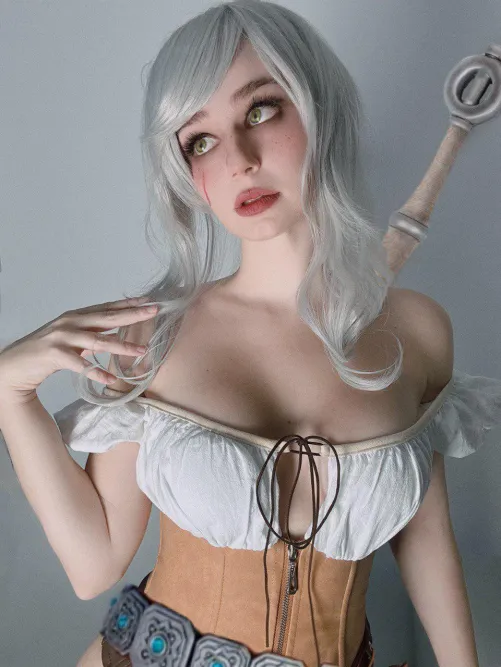 me as Ciri  (Kanra_cosplay)
