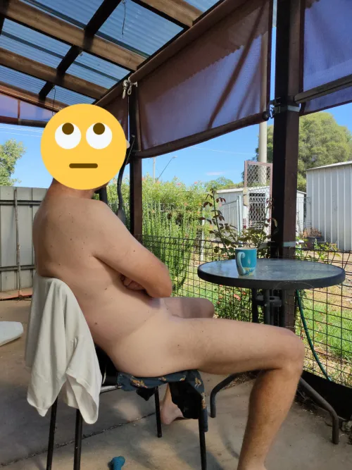 Morning coffee and contemplation