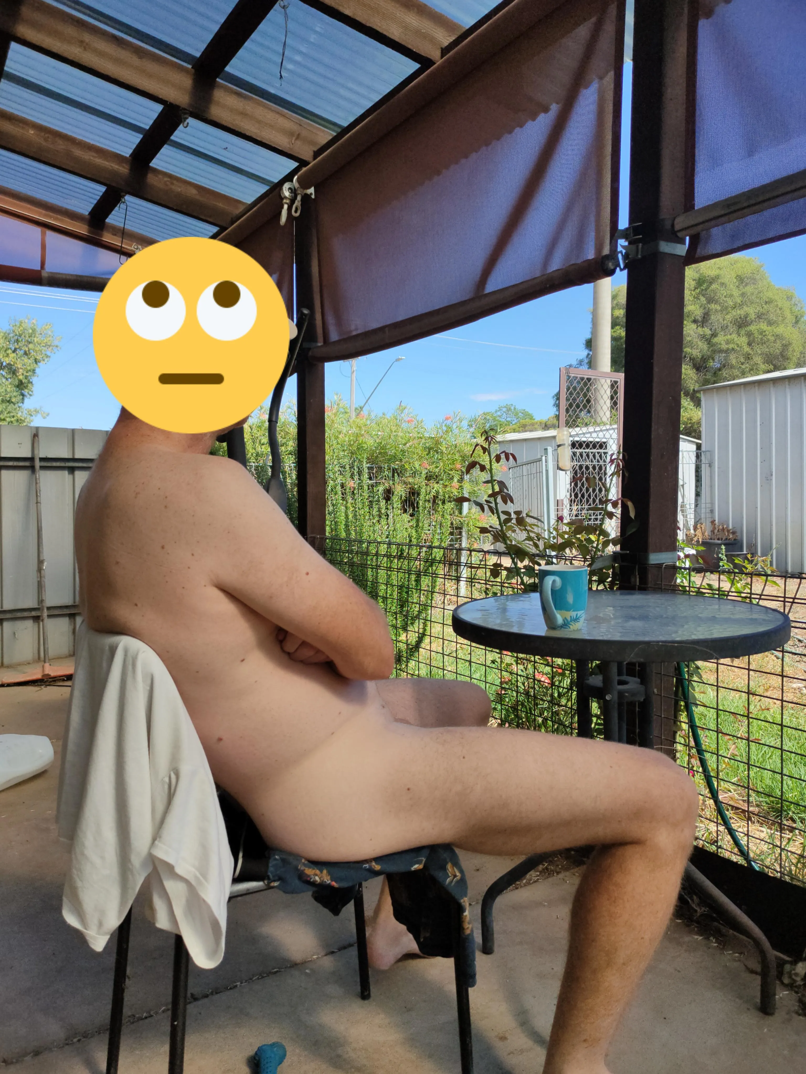 Morning coffee and contemplation