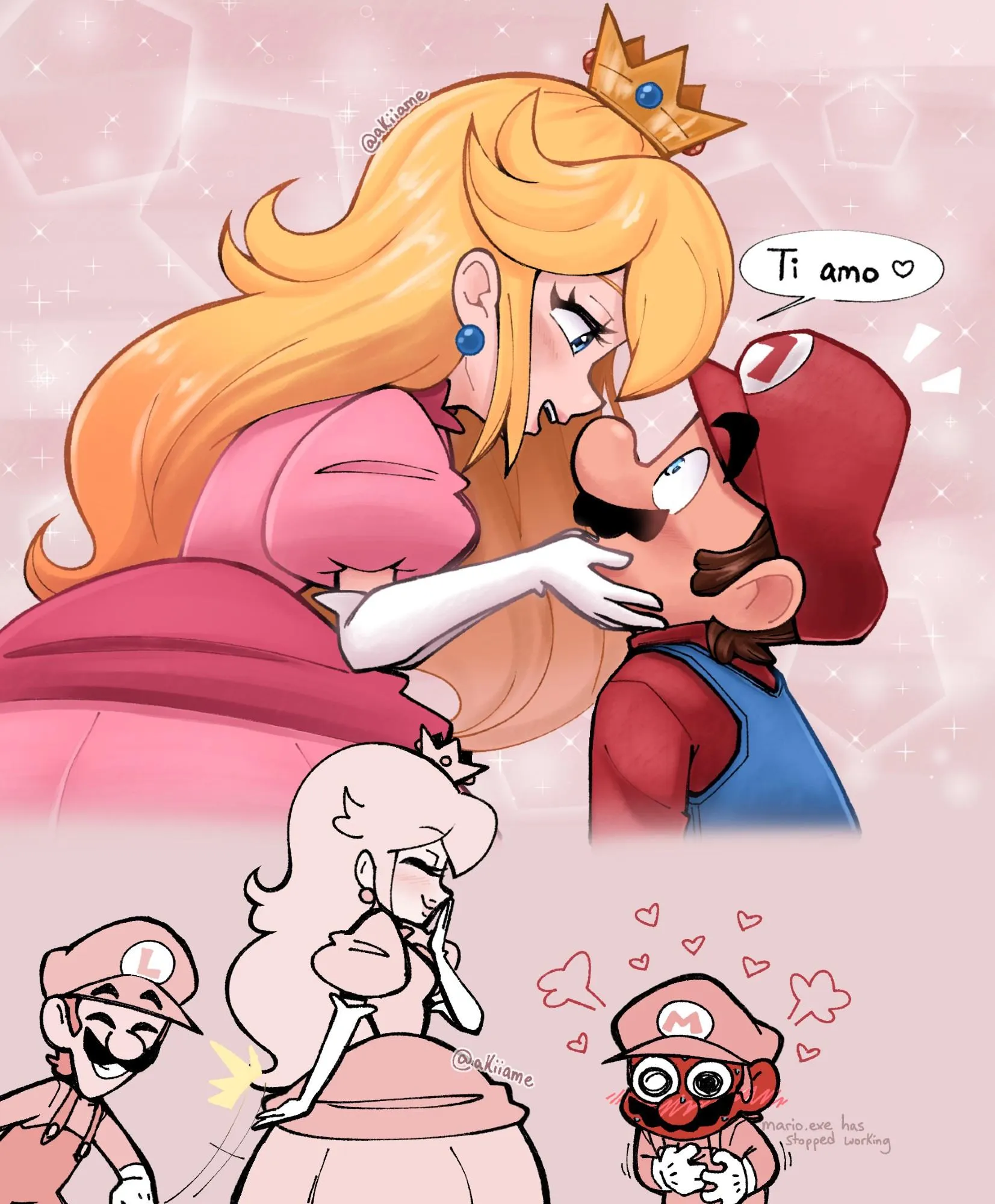 Peach used Italian, its very effective (akiiame)