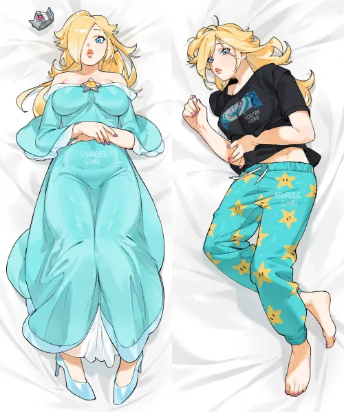 Princess Rosalina and Casual Rosalina (SsuregiGame)
