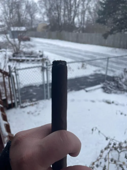 Remember, plow then smoke, as a reward for a job well done