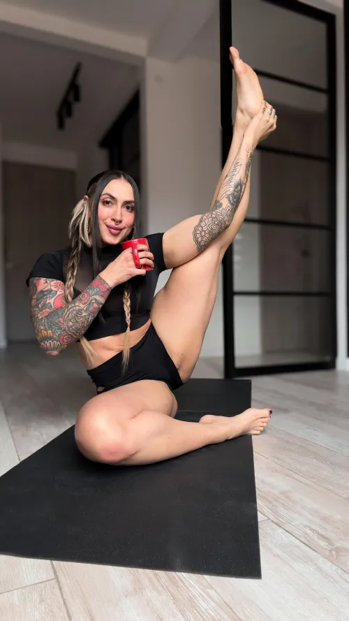 Stretching feels better with a partner (oc)