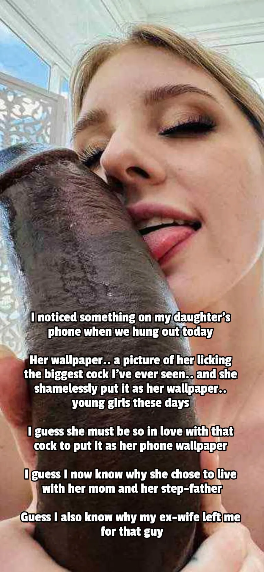 Your daughter's phone wallpaper