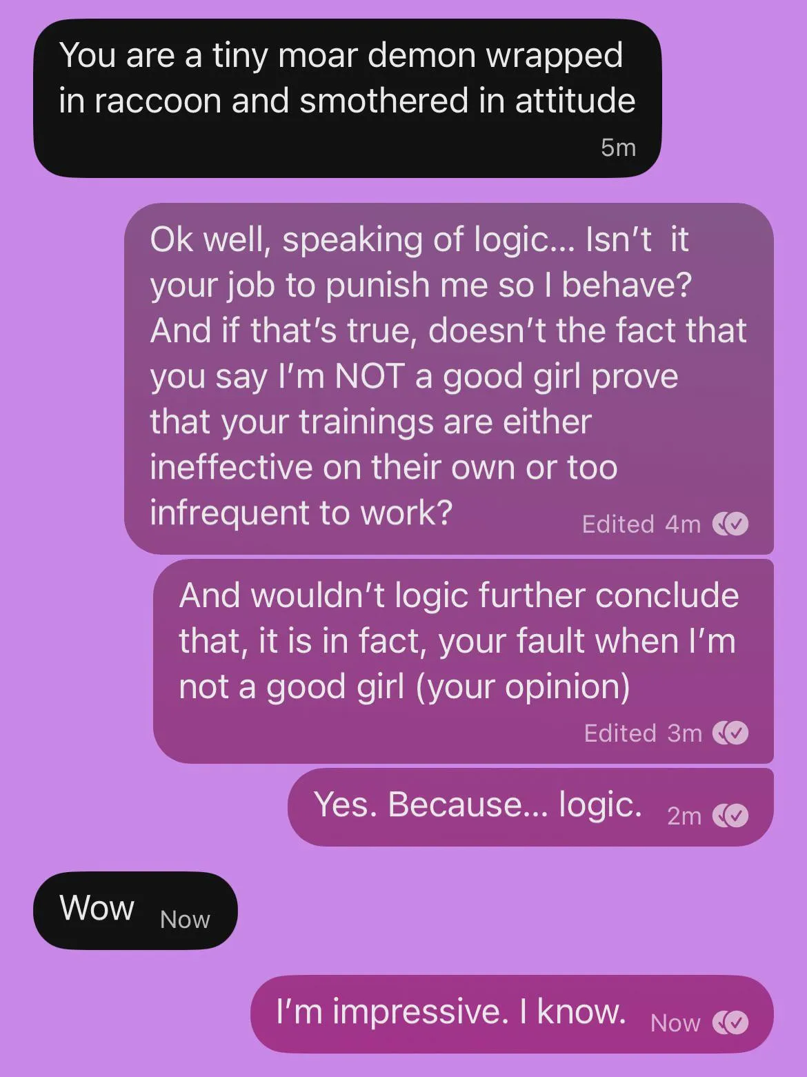 Brats! I found the loophole of ALL loopholes.