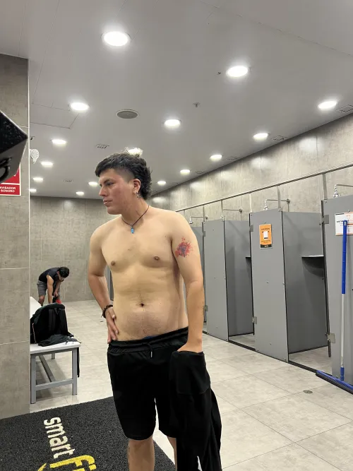 Come and shower with me, this soccer player needs you.