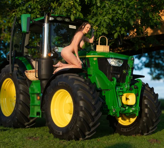 Happy place on countryside