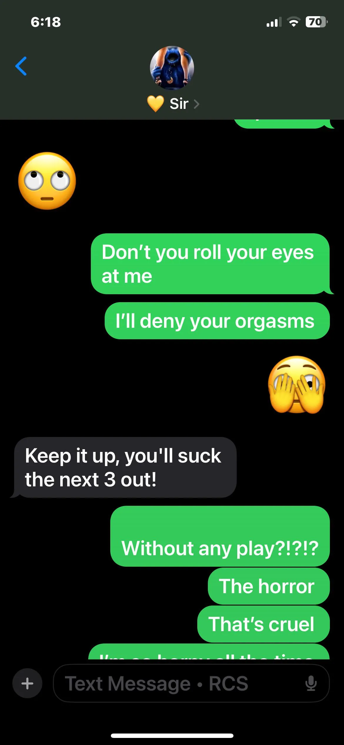 He’s being mean again!