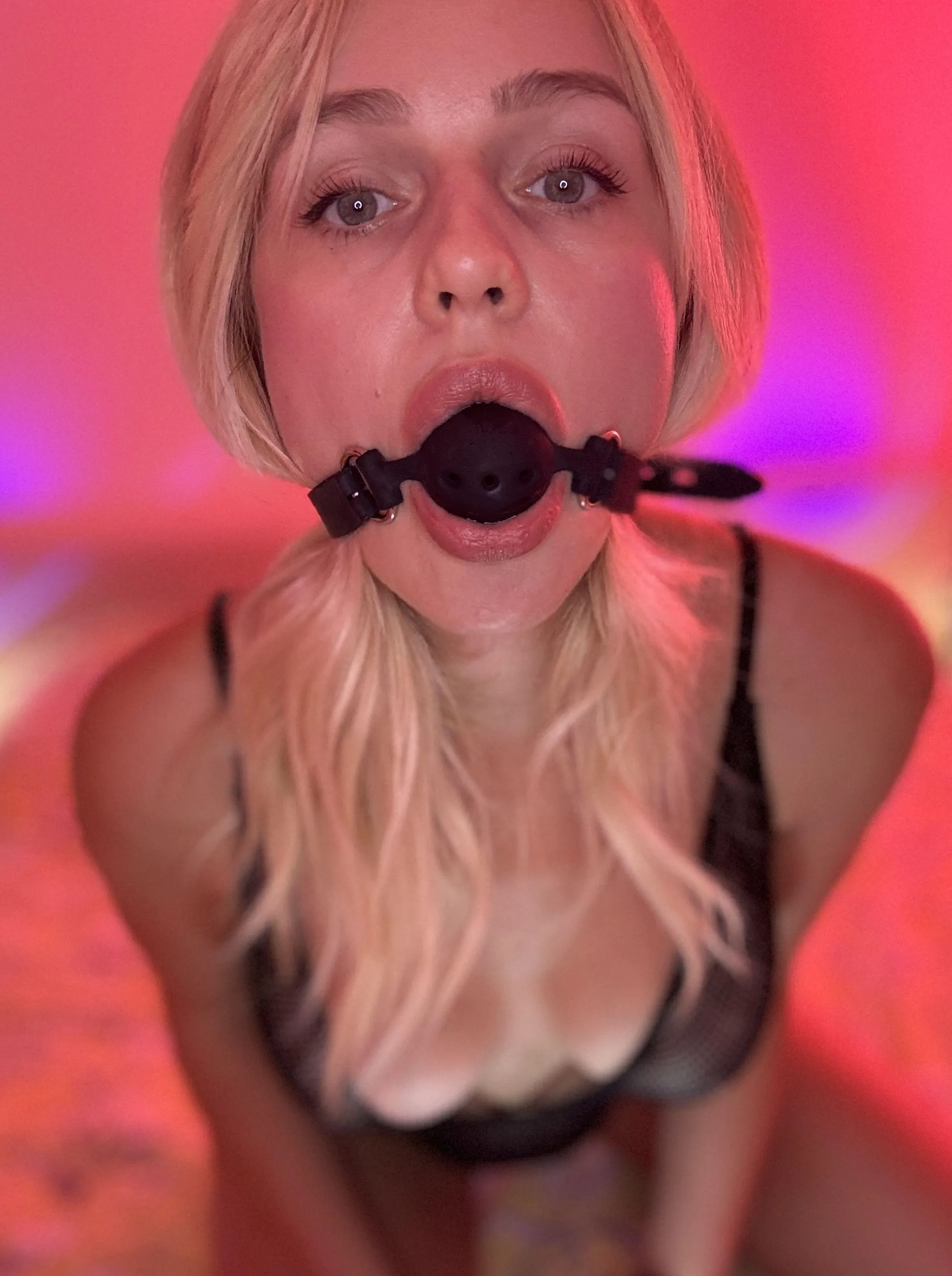 Just gagged selfie, enjoy