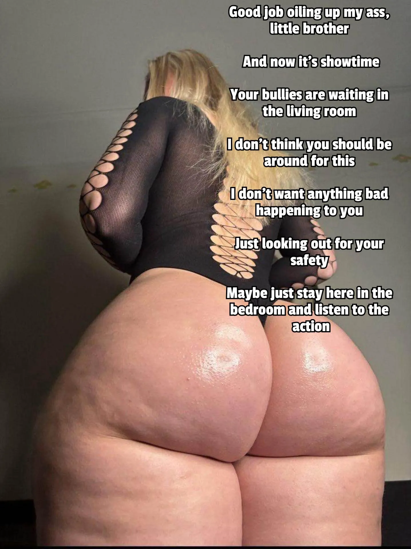 Maybe just listen from the bedroom