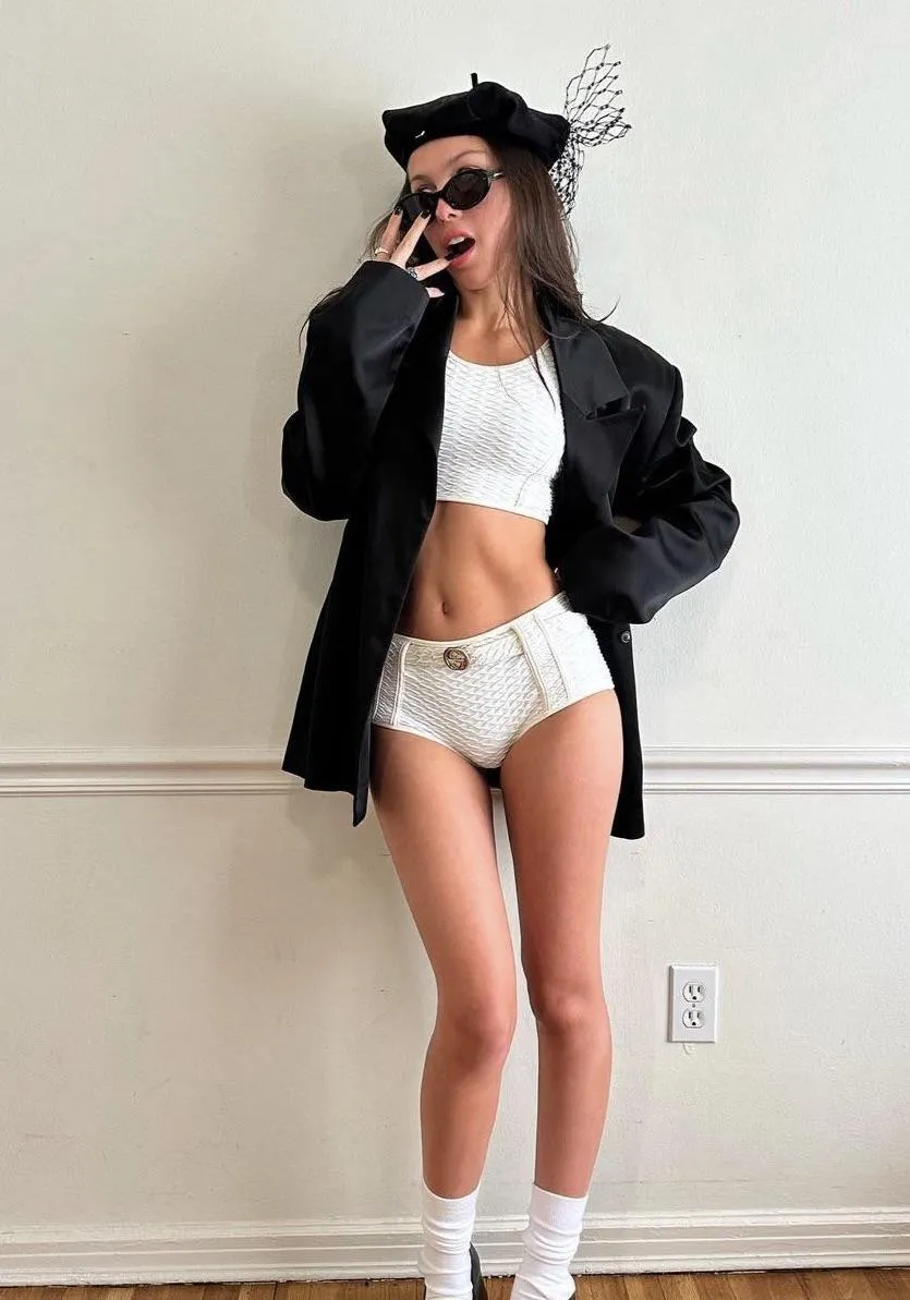 Showing her toned body in IG post form September 2023 