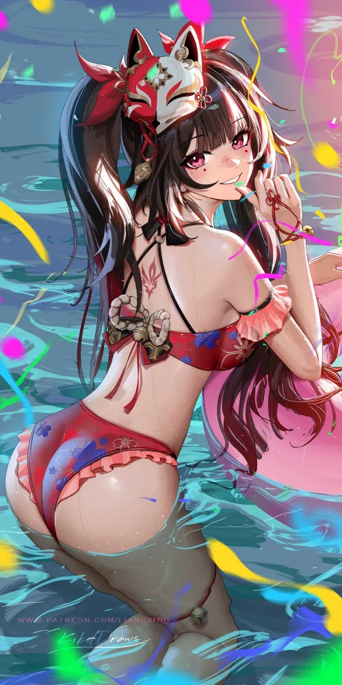 Swimsuit Sparkle [Honkai Star Rail] 