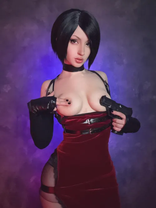 Ada Wong is such a tease :( by Shiroktsne