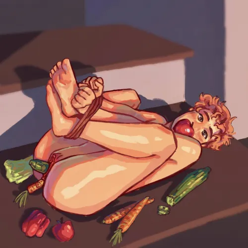 Dinner is served (art by me!)