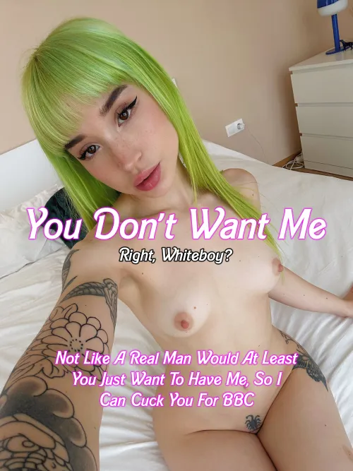Do you still want to have a girl to cuck you or is BBC & BNWO porn enough as your girlfriend?