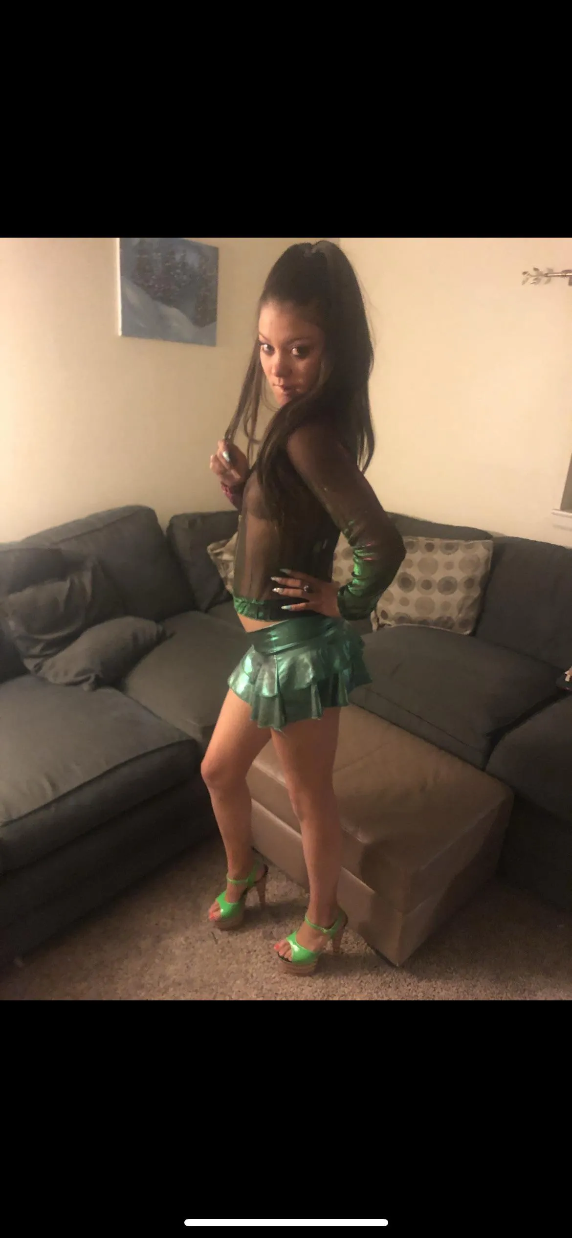 Hubby wants me to be a whore! His only rule is that the heels stay on!