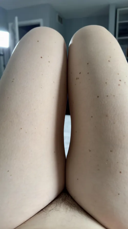 I don’t often have my legs closed