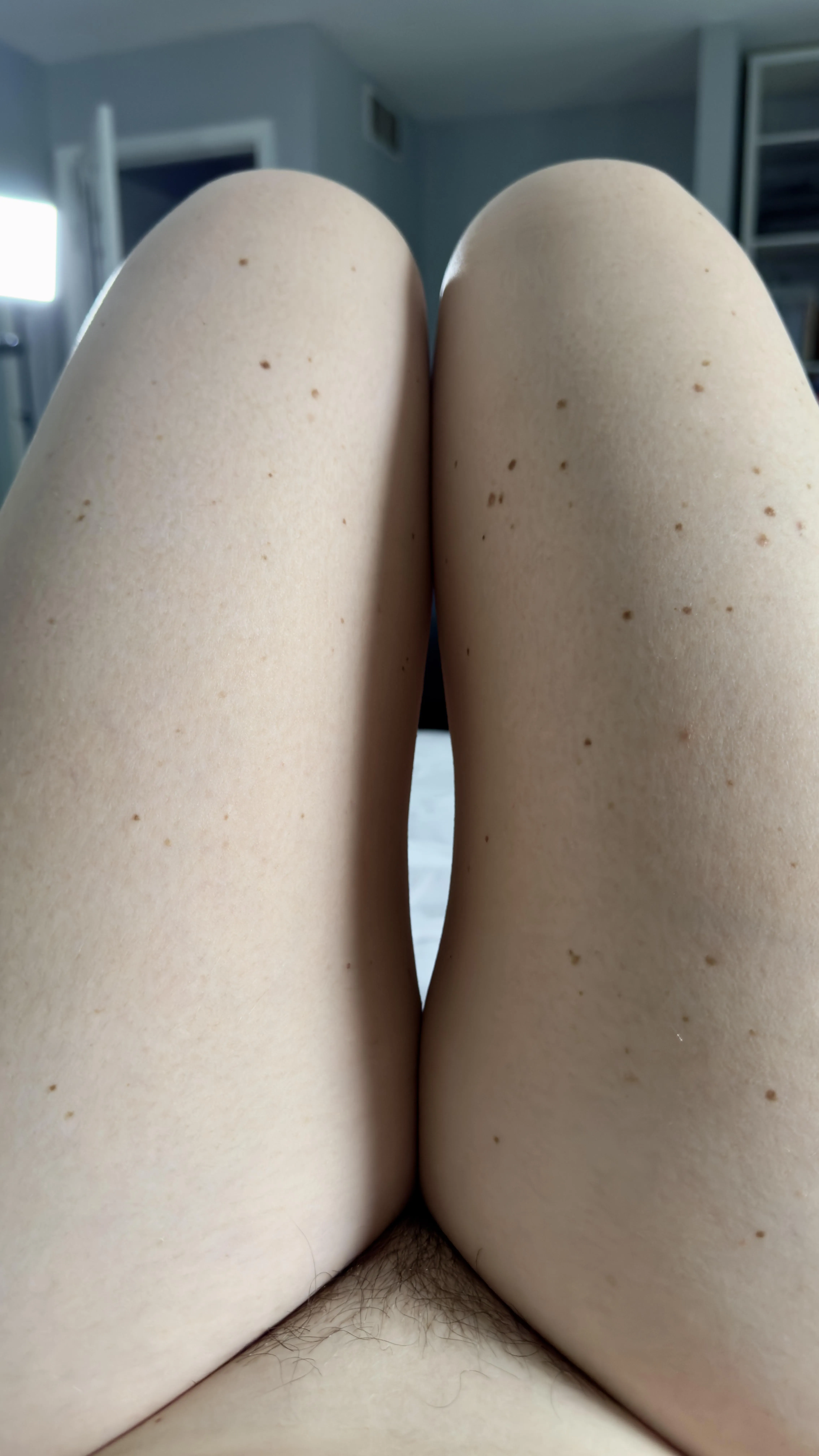 I don’t often have my legs closed