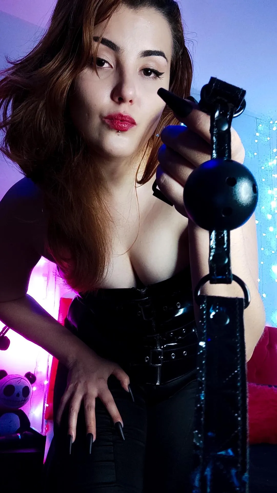 I'll keep you quiet while I do whatever I want with you.