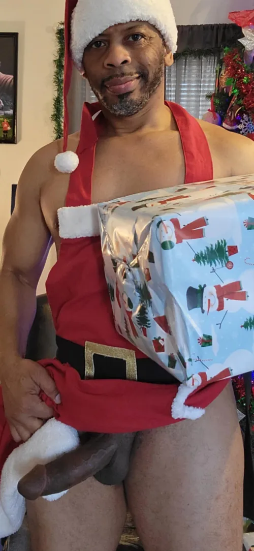 Is it ok for Santa to cum in your home through the chimney with his package?
