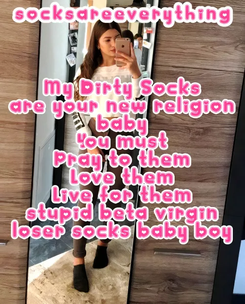 Know your beta place and pray to my socks baby. Being sockssexual is your new religion! You are just a little sockssexual beta loser! SocksAreEverything2 on ImageFap