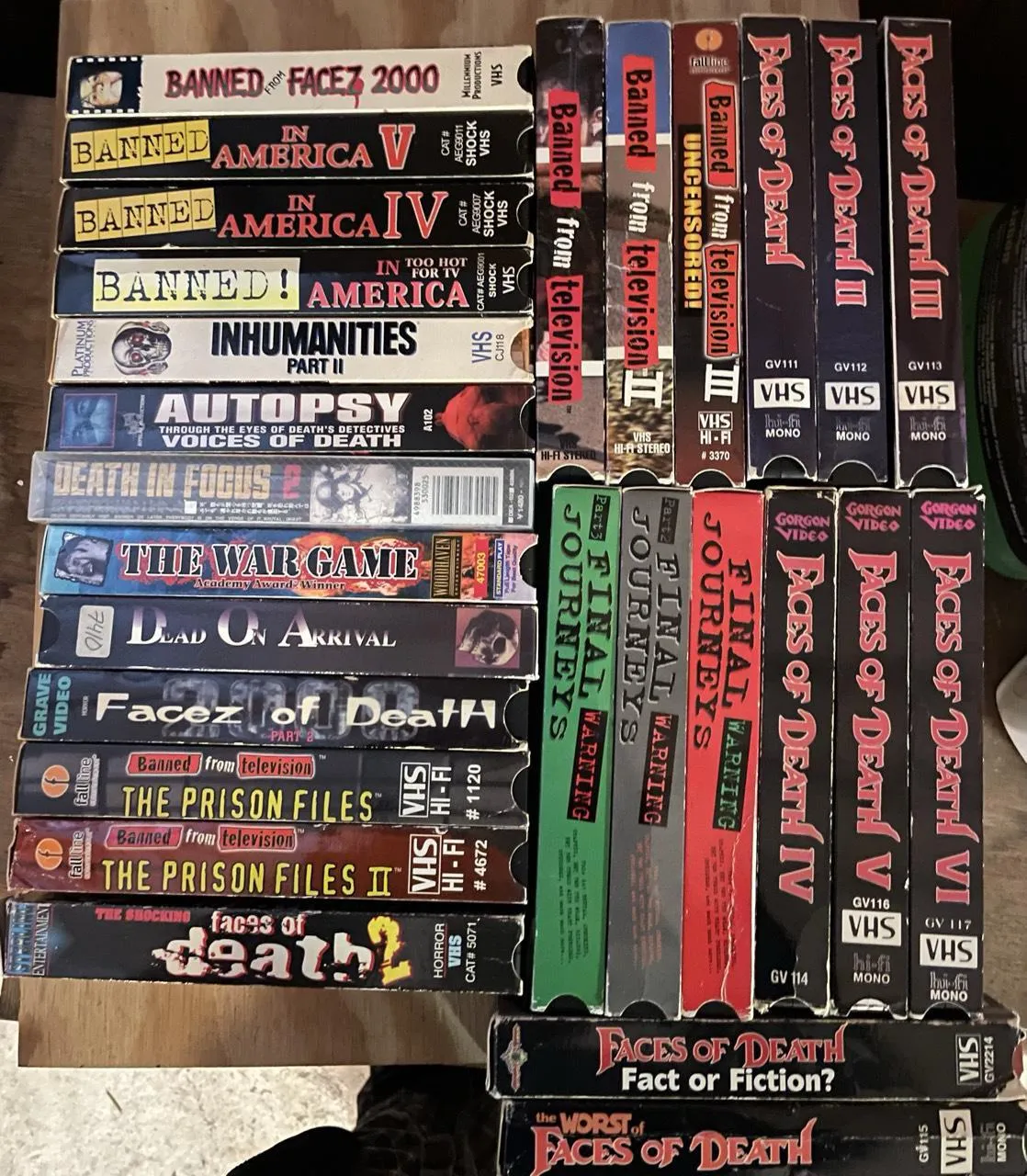 Mondo/Shockumentary Tape Sell Off