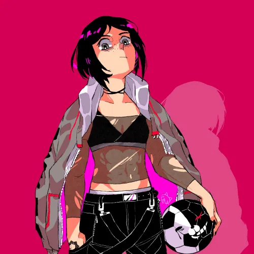 Mukuro being stylish and sporty [Danganronpa] (fala)