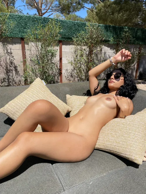 out enjoying the sun today