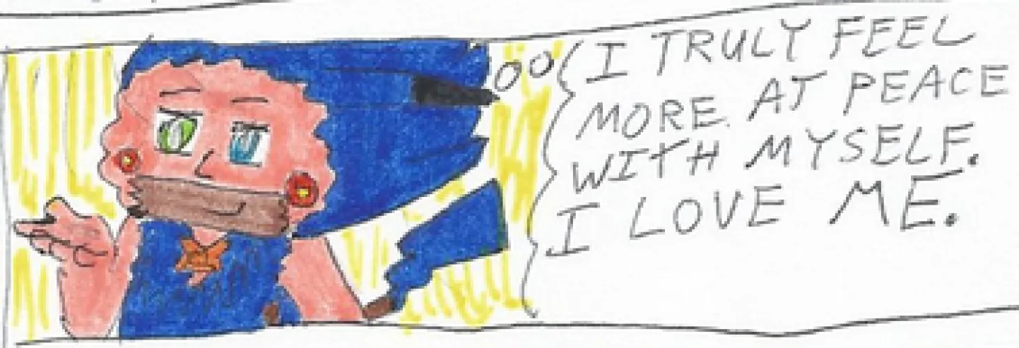 Written as if Chris has ever spent more than 3 seconds of his entire life not loving himself.