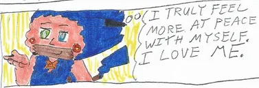 Written as if Chris has ever spent more than 3 seconds of his entire life not loving himself.