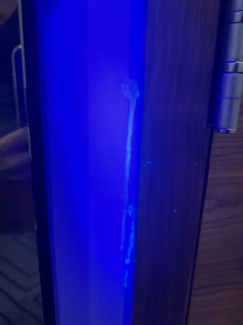 (27) Cumstain? Found in AMEX lounge