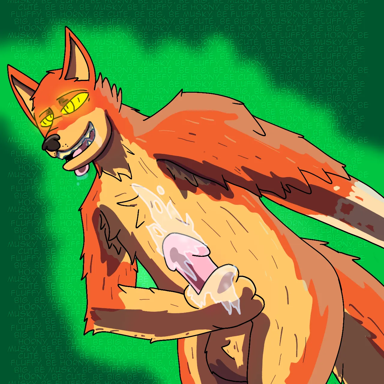 Be Big, Be Smelly, Be Cute (NSFW Coyote TF by Me)