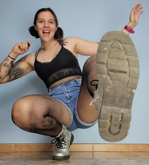 Favorite well worn silver boots! 