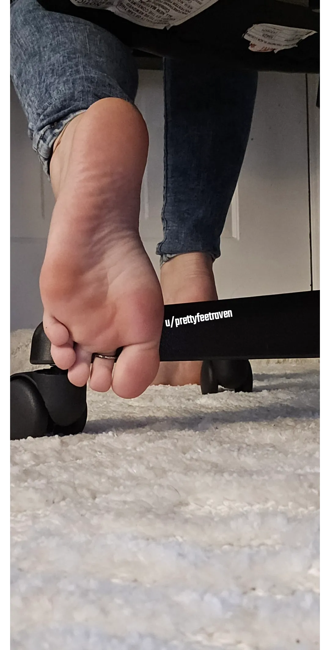 Hinding under my desk again (oc)