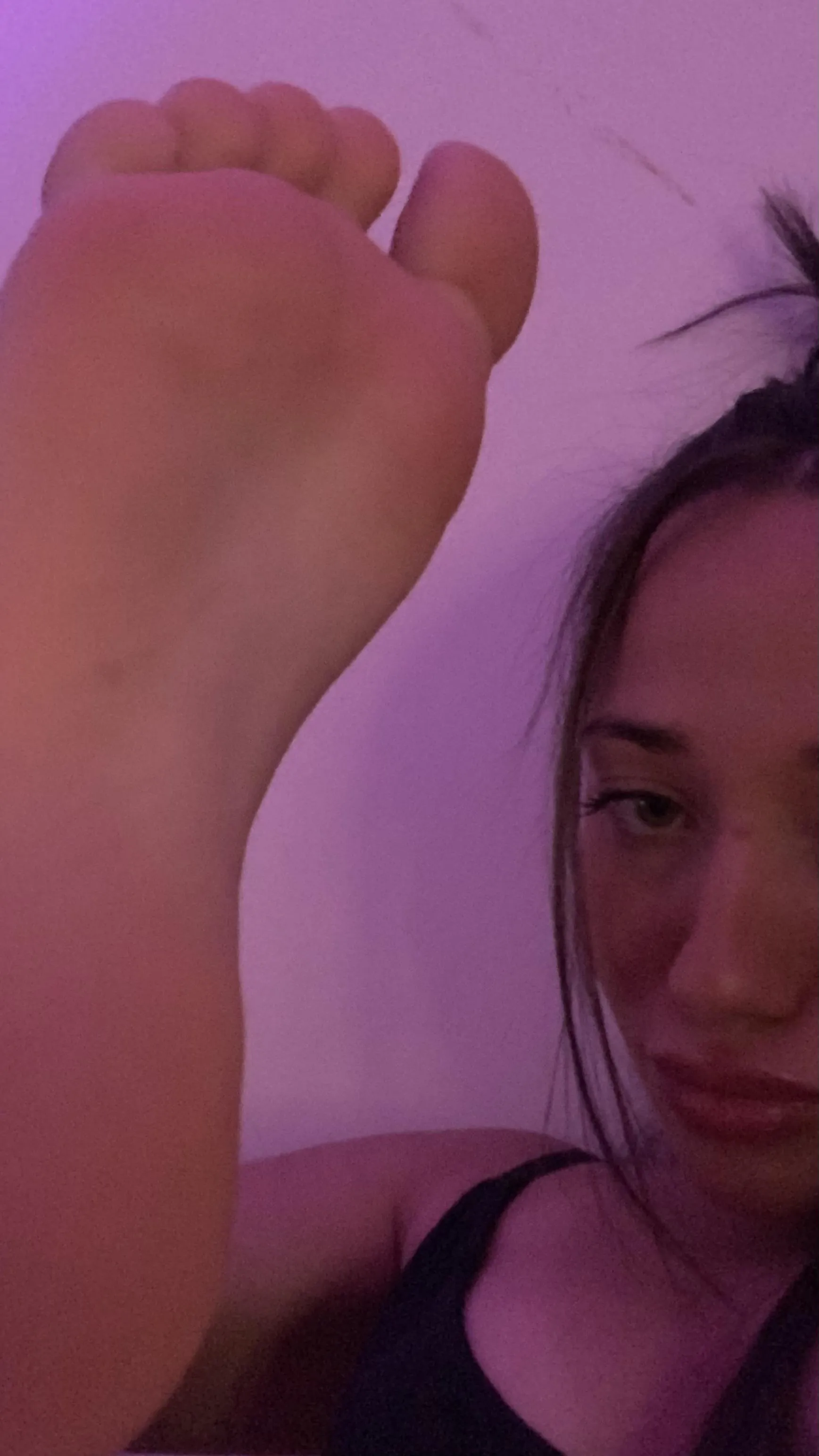 How nice to lick my feet