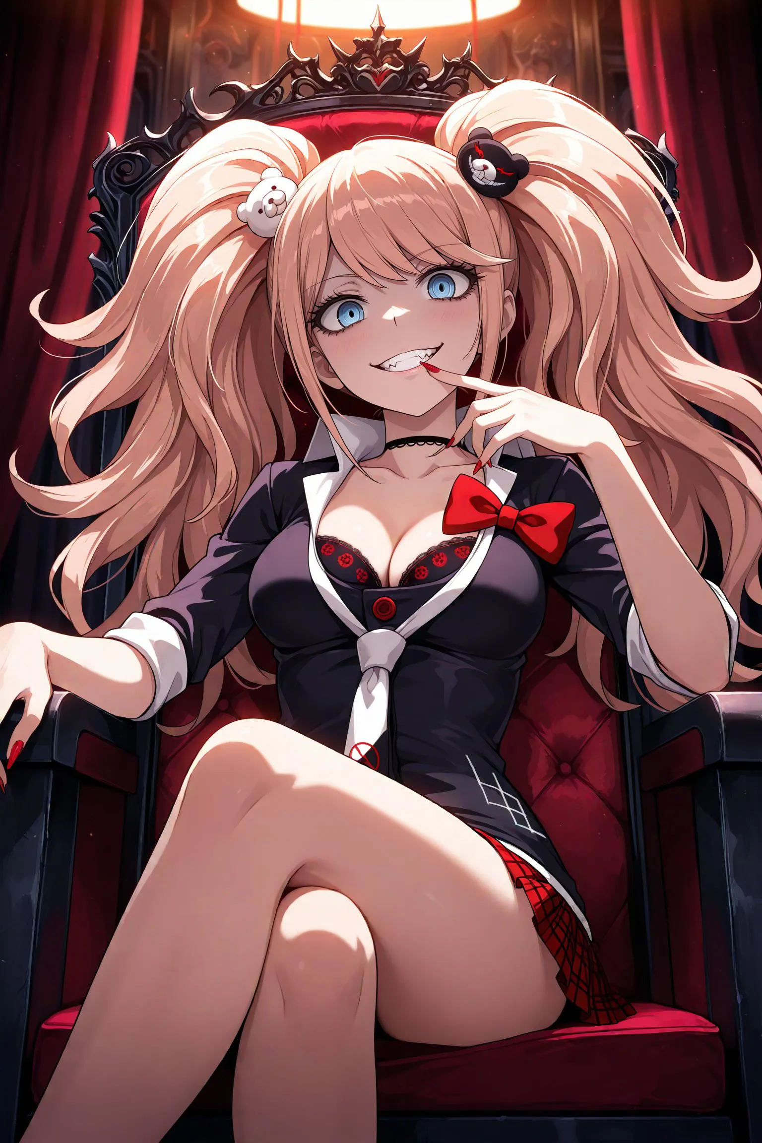 Junko Enoshima’s Fart Punishment~ [Poe] [Farts] [Commission] [Multiple Personalities]