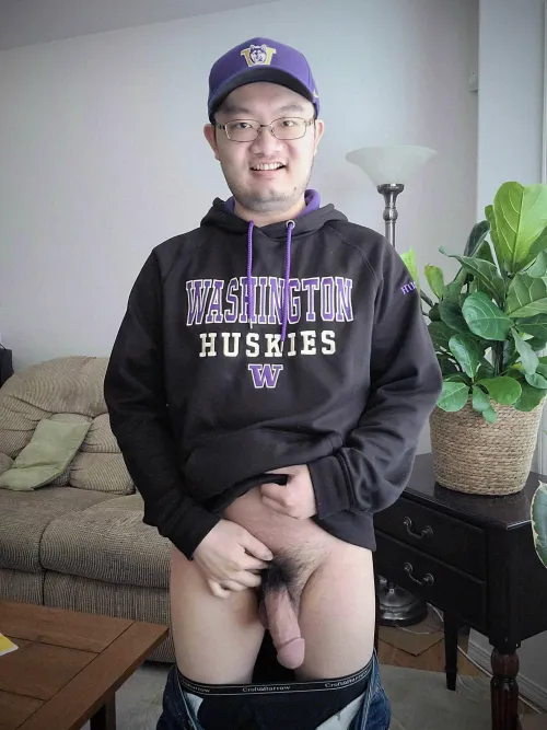 Just letting it hang out on a cold day