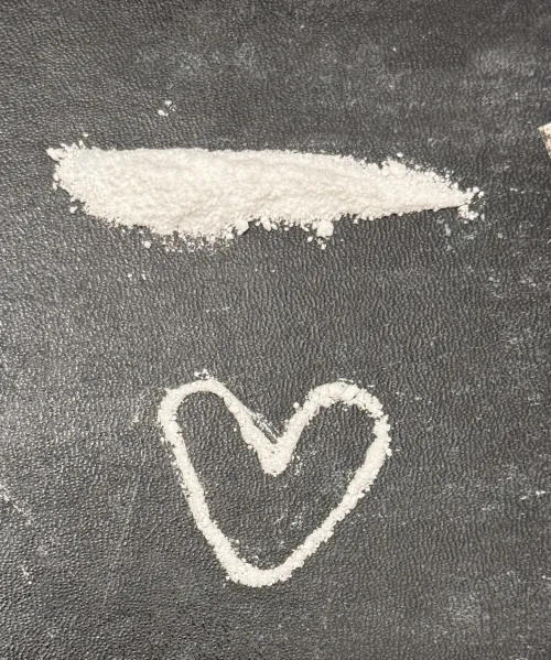 Little heart I left for my girl to see next time she goes for a line