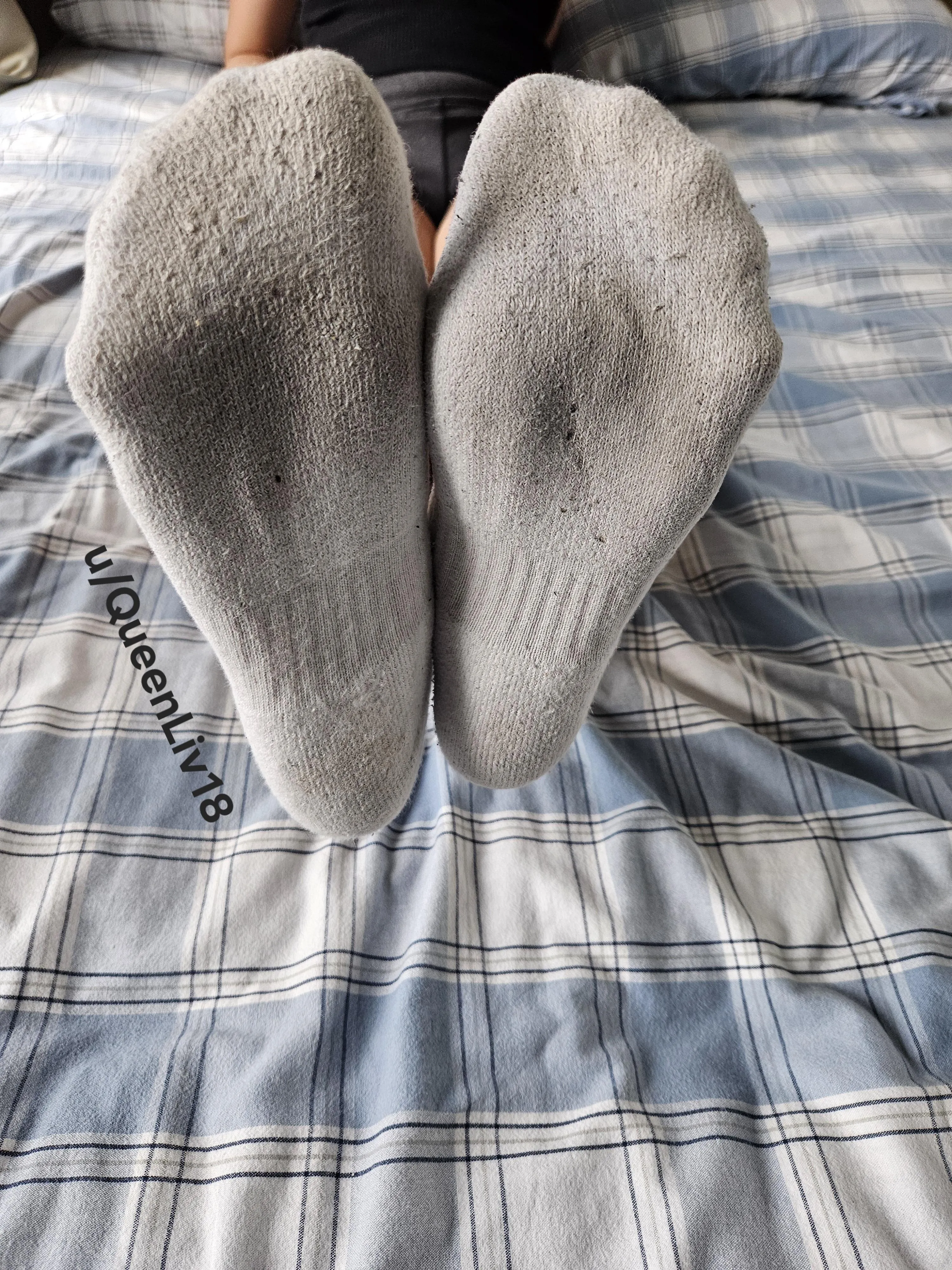 My dirty 10-day worn Nike socks