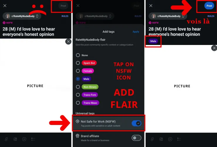 [PSA] Post button is greyed out and can't post? You need to add a flair first