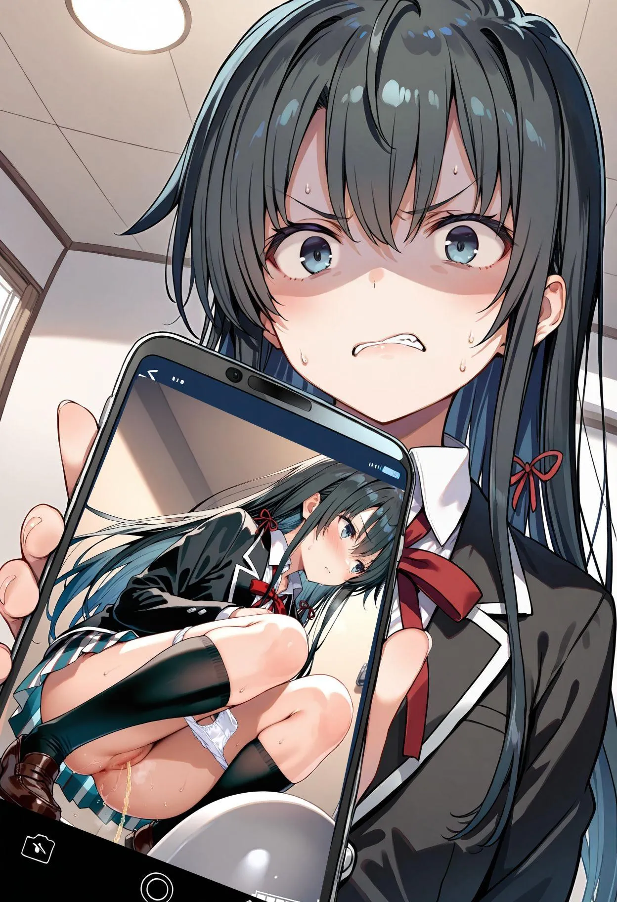 Shouldn't have left the phone unlocked