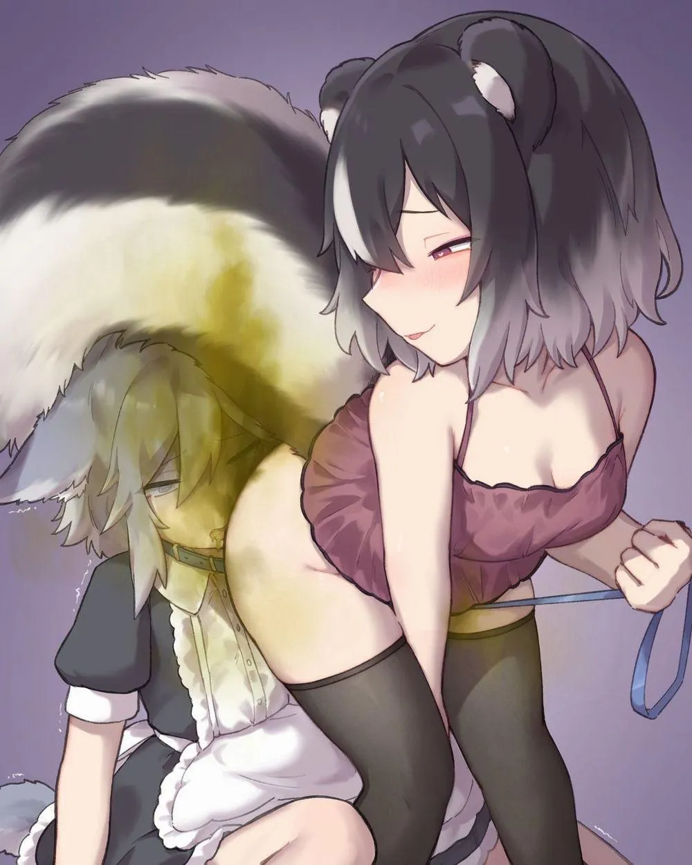 Skunkgirl GF shows you how much she's been holding back [fart] [Skunkgirl] [Smug] [Humilliation, sorta] [Caveduck]