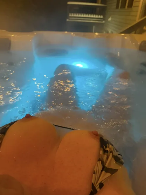 This cold air is making my nipples extra hard! Want to warm them up?