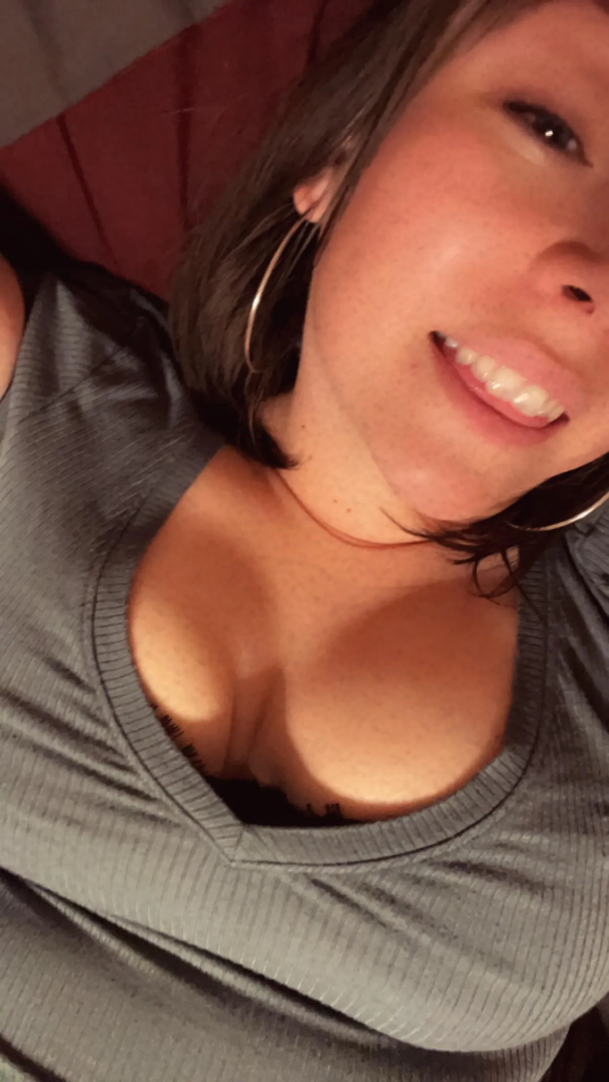 What’s better my boobs or my smile? Wanna play?